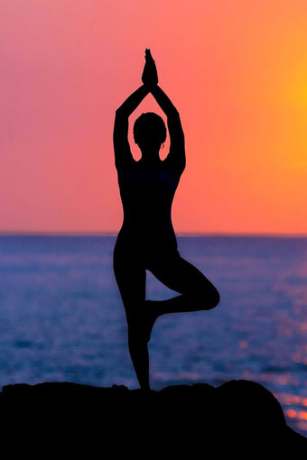 Posture de hatha yoga